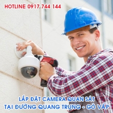 Lắp đặt camera tại đường Quang Trung Gò Vấp