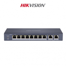Switch PoE Hikvision DS-3E0310P-E/M 8 Port