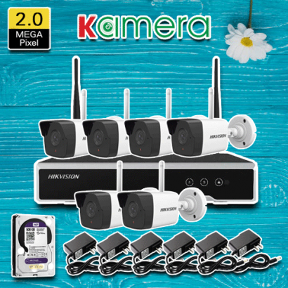 TRỌN BỘ 06 CAMERA WIFI HIKVISION