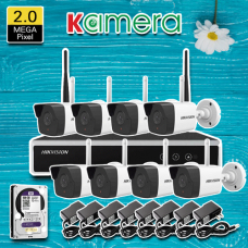 TRỌN BỘ 08 CAMERA WIFI HIKVISION